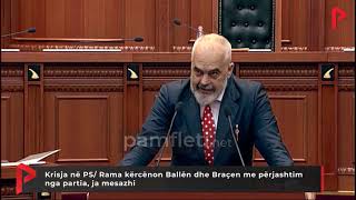 Krisja në PS/ Rama kërcënon Ballën dhe Braçen me përjashtim nga partia, ja mesazhi