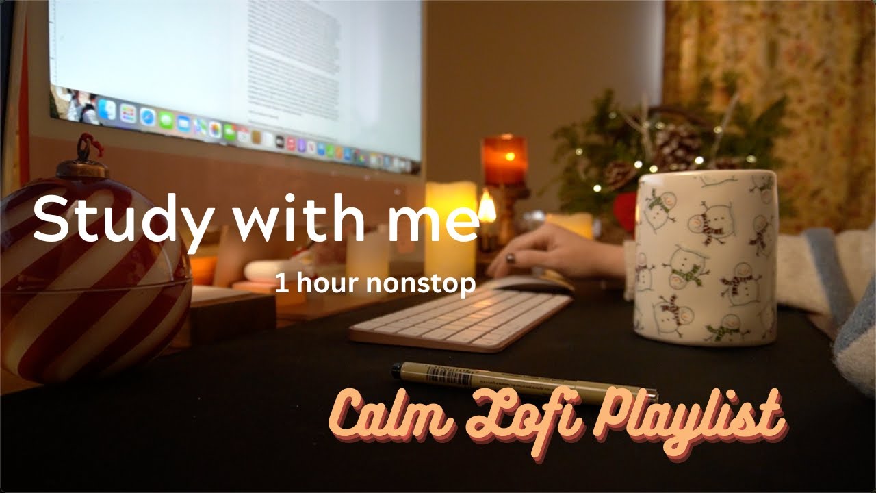 1 Hour Lofi Playlist Study With Me Countdown Timer Youtube