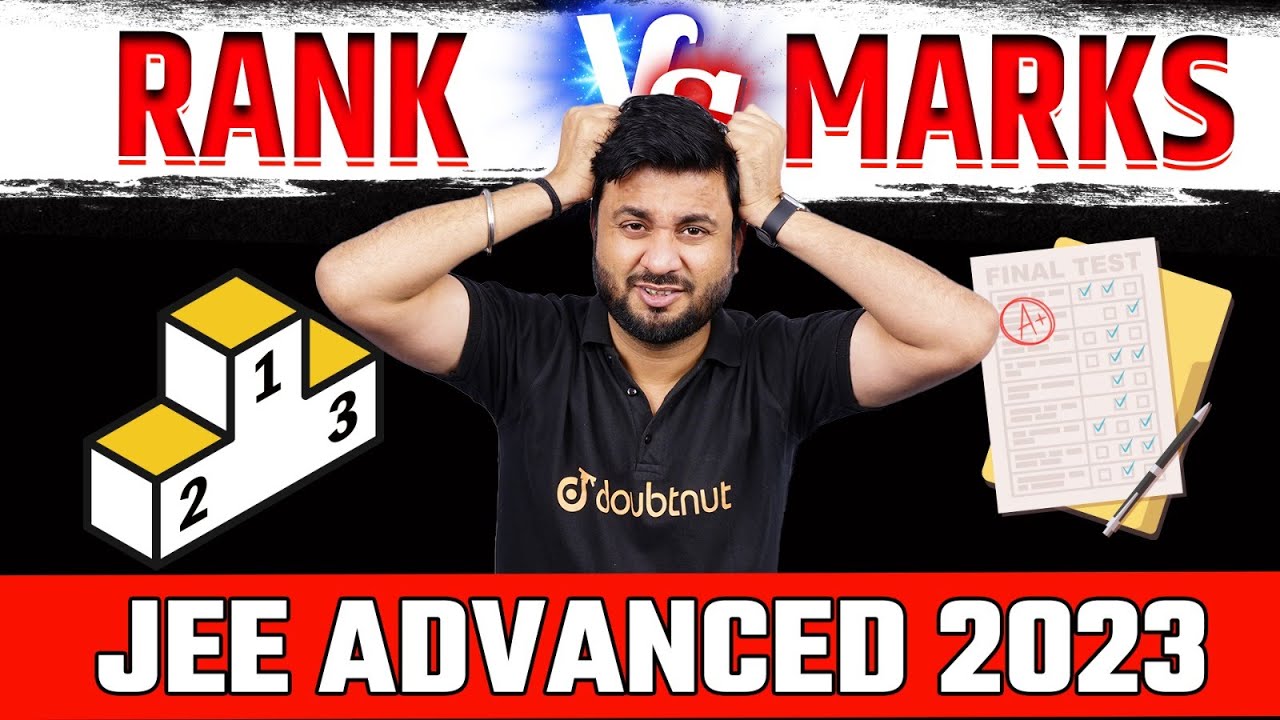 JEE Advanced 2023 Marks Vs Rank Category Wise | JK Sir - YouTube