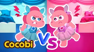 Pink VS Biru💗💙 Kau Suka Warna Apa? | Kompilasi Lagu Anak | Kids Songs | Cocobi