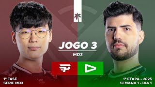 PAIN GAMING x LOUD | Jogo 3 - MD3 | 1° Fase - LTA Sul | 1ª Etapa do Novo CBLOL 2025