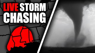 🔴LIVE STORM CHASING! Significant Tornado Threat in Louisiana and Mississippi