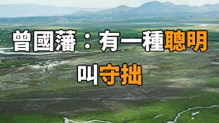 2024 曾國藩：有一種聰明，叫守拙 There is a kind of wisdom called being clumsy【愛學習 】