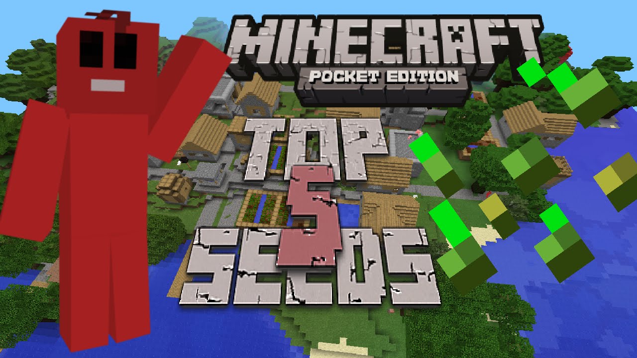 Top 5 Seeds! - Minecraft Pocket Edition | Stronghold Spawn, Huge ...