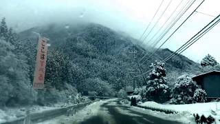 鹿沼市 大芦川 Japan kanuma mountains snow day roadtrip HD