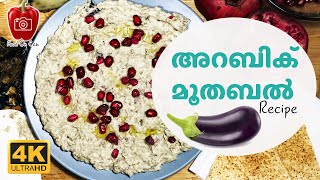 അറബിക് മൂതബൽ  എങ്ങനെ തയാറാക്കാം lebanese moutabel,arabic moutabal recipe,mutabal recipe malayalam