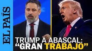 ABASCAL | Donald TRUMP felicita al líder de Vox en la convención CPAC: \