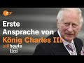 Wie Charles III. der Queen dankt und was er dem Land verspricht | ZDFheute live