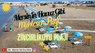 Mersin'in Havuz Gibi Muhteşem Plajı: Zincirlikuyu Plajı Kumkuyu Marina Plajı #Zincirlikuyubeach #Kum