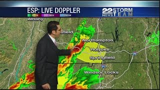 Severe Thunderstorm Warning issued for Hampden, Hampshire, Berkshire County