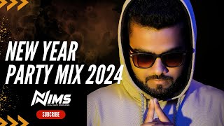 New Year Party 2024 Party Mix By DJ Nims | Non Stop Bollywood & Punjabi Music |