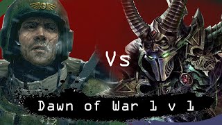 Dawn of War  Soulstorm 1 v 1 Imperial Guard vs Dark Eldar