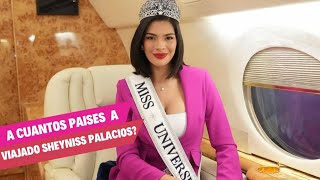 A cuantos Paises a viajado Sheynnis Palacios Miss Universo 2023