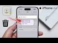 iPhone Air : How to delete all contacts