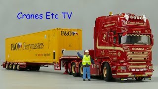 WSI Scania R6 + Broshuis Trailer 'Karsten Olesen' by Cranes Etc TV