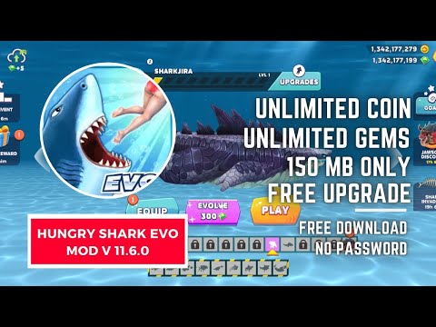 Hungry Shark Evolution 11.6.0 Mod Dinero ilimitado – Descarga gratuita sin contraseña