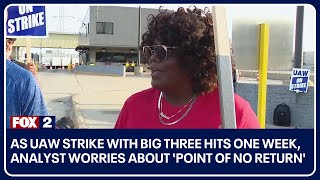 As UAW strike with Big Three hits one week, analyst worries about 'point of no return'