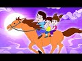 Lakdi ki kathi | लकड़ी की काठी | Popular Hindi Children Songs | Animated Songs
