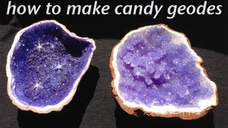 Rock Candy Edible Geode HOW TO cook that Rock Candy Recipe Ann Reardon