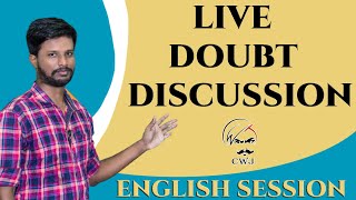 LIVE DOUBT DISCUSSION | ENGLISH SECTION | UPCOMING BANK EXAMS 2022 | MR.ABITH