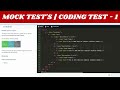 Mock Tests | Coding Test 1 | Multiple Column Layouts | AYTCG | #nxtwave #ccbp #code
