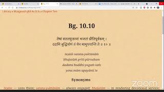 Srimad Bhagavad Gita 10.10