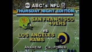 1982 Week 5 TNF - 49ers vs. Rams