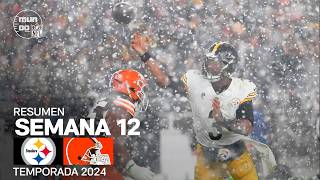 Pittsburgh Steelers vs. Cleveland Browns | Resumen NFL en español - Semana 12 | NFL Highlights 2024