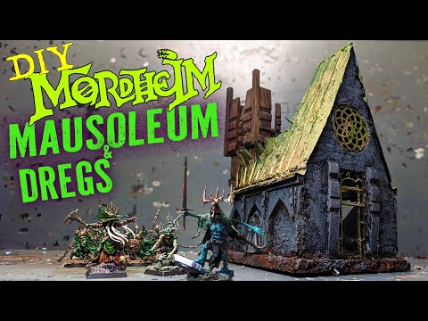 Mordheim Mausoleum Haunted by The Undead  - Scratch-Built Miniature Terrain