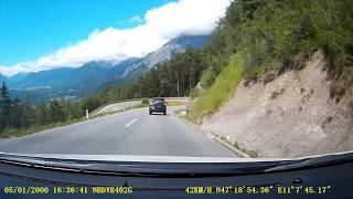 Roadtrip to the Alps in Austria with dashcam