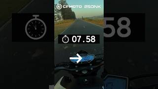 CFMOTO 250NK 0 - 100 Speed Test 💥