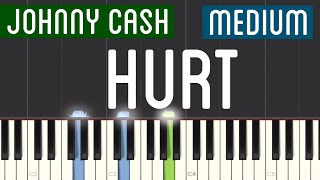 Johnny Cash - Hurt Piano Tutorial | Medium