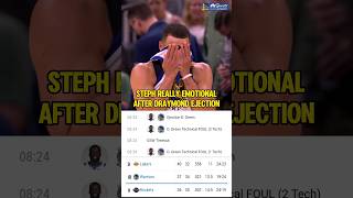 Steph was CRYING after Draymond EJECTION!😭
