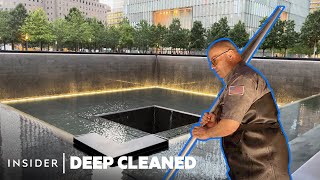 How the 9/11 Memorial Reflecting Pools Are Deep Cleaned | Deep Cleaned | Insider