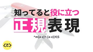 知ってると役に立つ正規表現入門