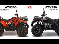 ATV200 vs ATV250 ¿Cuál COMPRAR? Diferencias