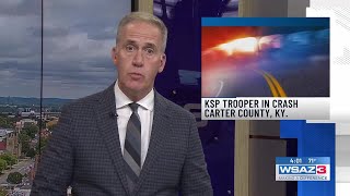 KSP trooper in crash