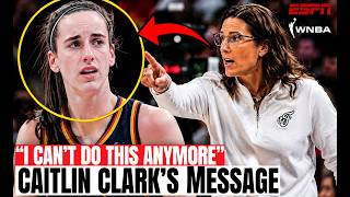 I Can’t Do This Anymore” – Caitlin Clark Sends Emotional Message to Fans