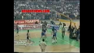 onsportnews.com - Greek Cup Basketball Final 1991 HIGHLIGHTS   Panionios vs PAOK 73   70