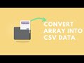 Ep 9: Array to CSV || 9 useful code snippets for everyday JavaScript development