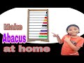 Abacus, make abacus at home, craft, school project, THE DANROCK