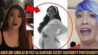 ANGELINE QUINTO SECRET MATERNITY PHOTOSHOOT! GINULAT SYA NI VICE GANDA! GRABE 😱