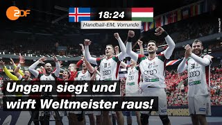 Island - Ungarn 18:24 - Highlights | Handball-EM 2020 - ZDF