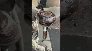 Vw transporter t4 upper ball joint replacement #vanlife#vw#diy #work#vwt4#asmr#oldtimer #summer#rust