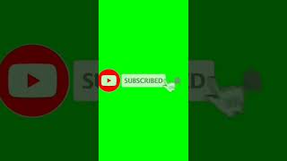 Top Green Screen Animated Subscribe Button | Free Download For YouTube Video | no copyright
