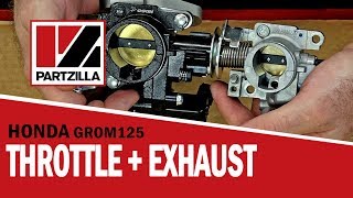 Honda Grom Exhaust Installation | Honda Grom Koso Throttle Body Installation | Partzilla.com