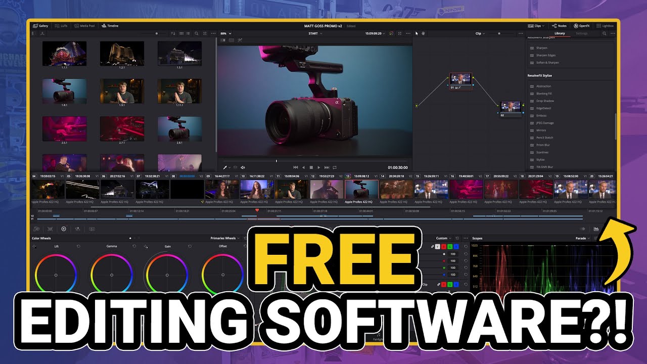 How To Edit FOR FREE With DaVinci Resolve! - YouTube