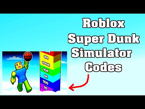 Roblox Super Dunk Simulator Codes ! 