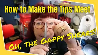 Gapped Tips on Scissors - 4 Ways to Fix It | Bonika Shears