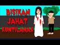 Bisikan jahat kuntilanak - Animasi kartun horror